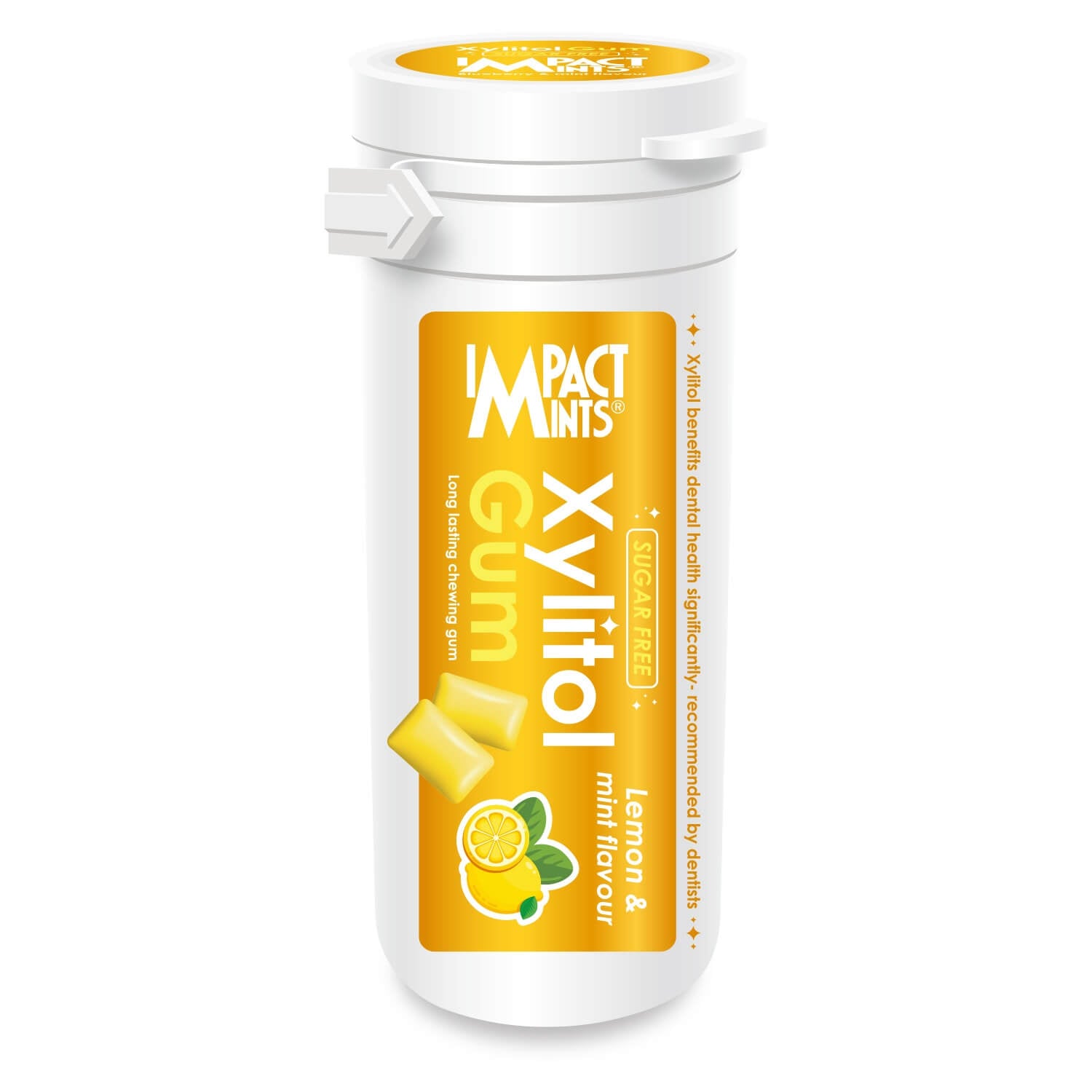 Xylitol Gum - Lemon & Mint Flavour