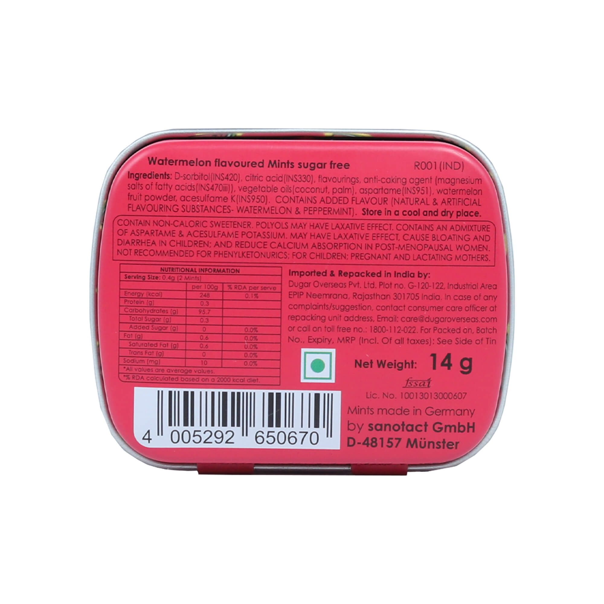 Impact Mints Watermelon Summer Edition