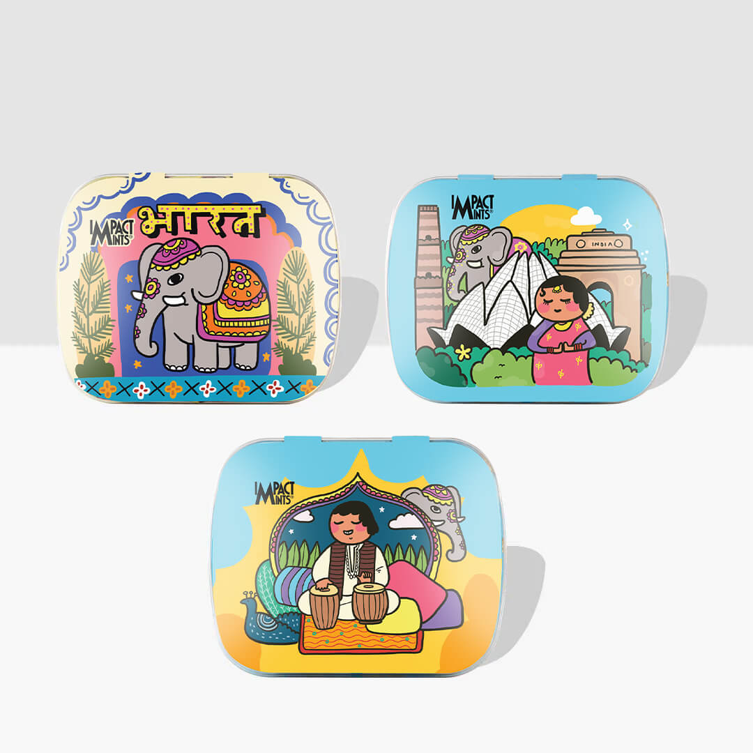 IMPACT MINTS 14g - NEHA DOODLES EDITION (Pack of 3)