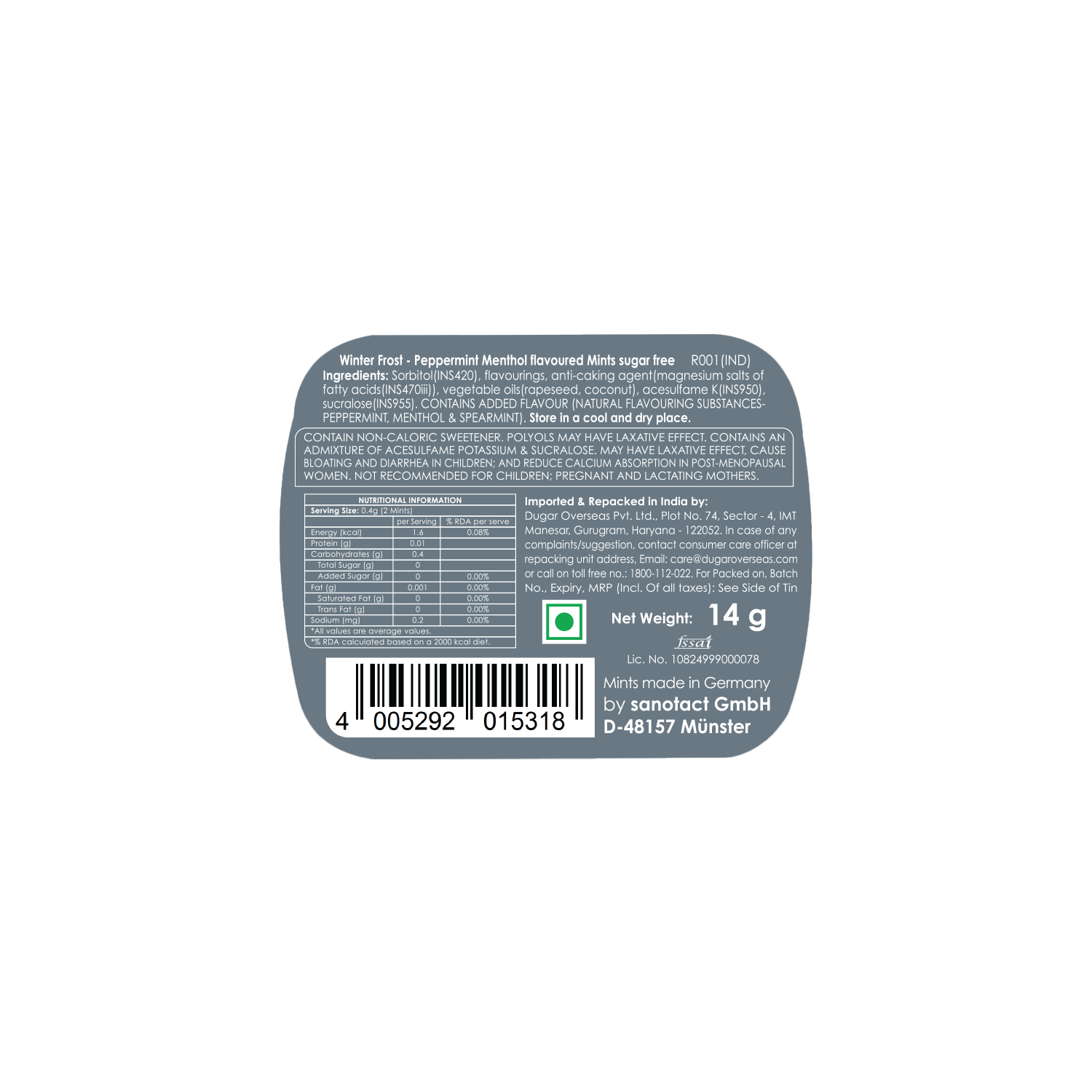 GREEN APPLE, PASSION FRUIT & WINTER FROST - PACK OF 3
