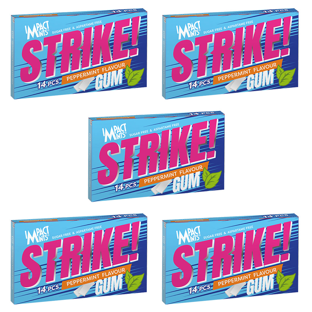 STRIKE PEPPERMINT GUM 29g