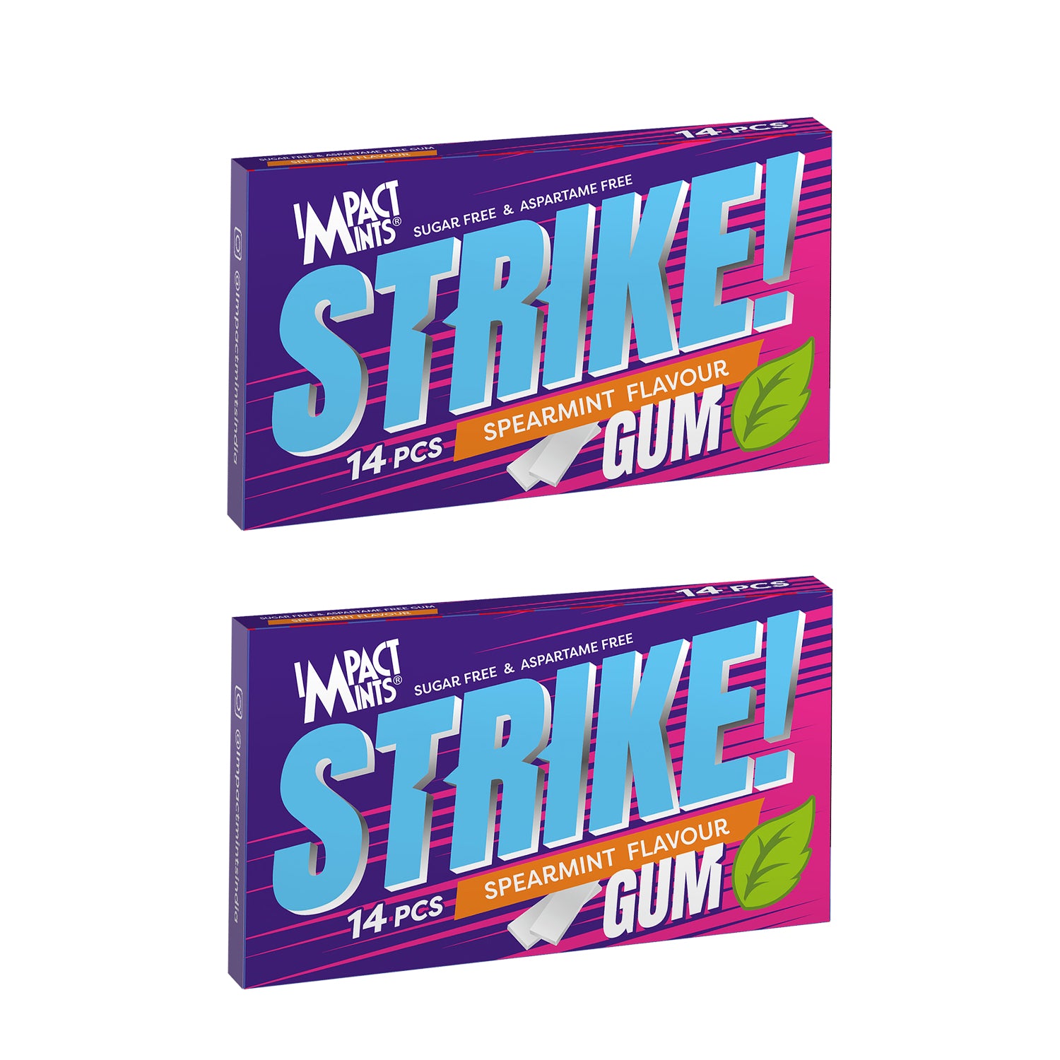 STRIKE SPEARMINT GUM 29g