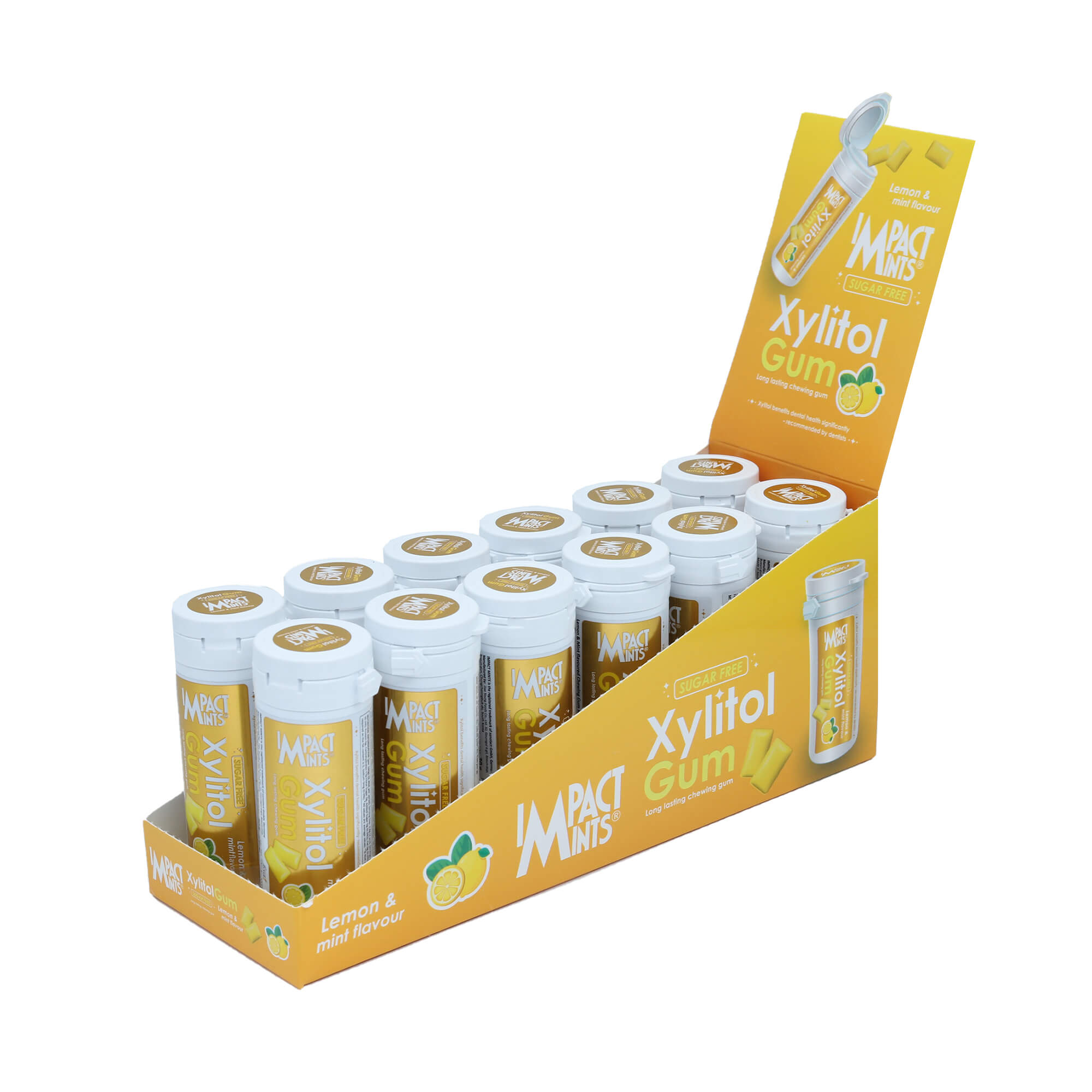 Xylitol Gum - Lemon & Mint Flavour
