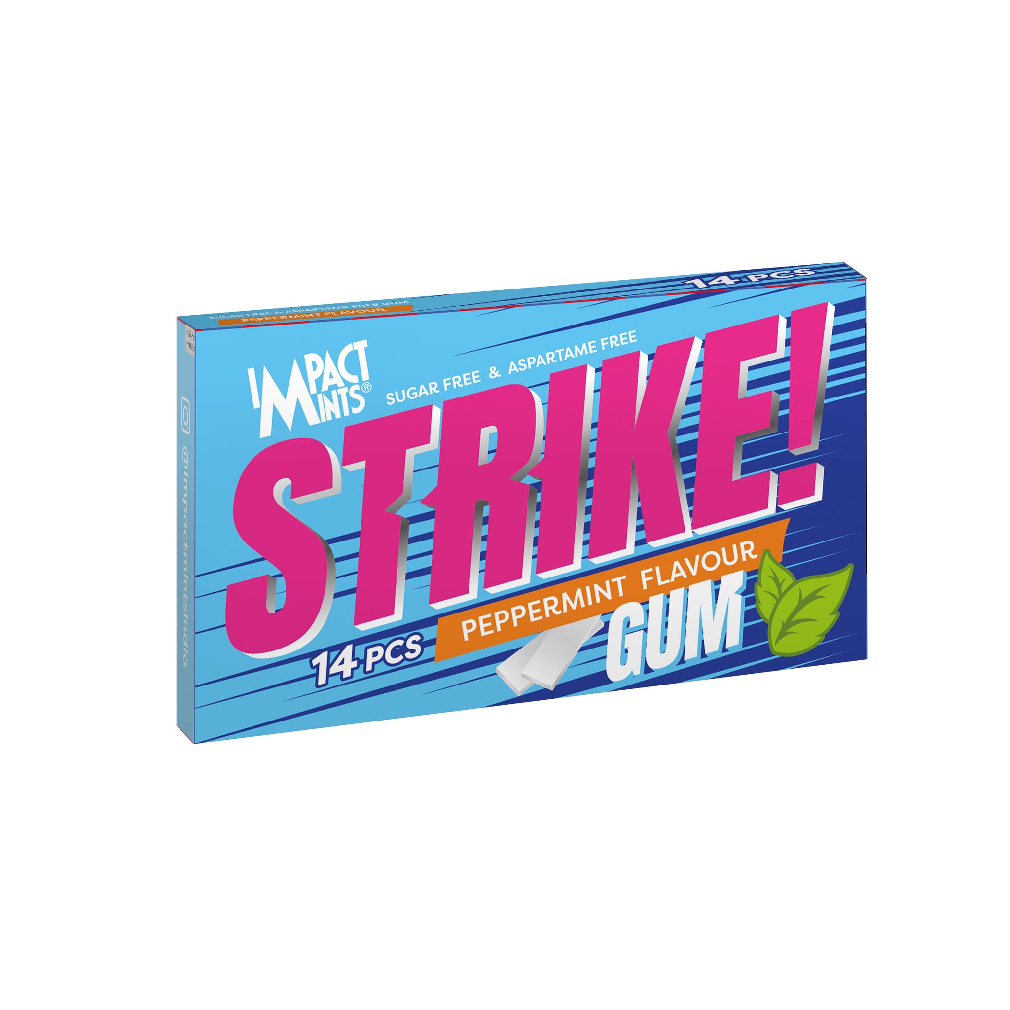 STRIKE PEPPERMINT GUM 29g