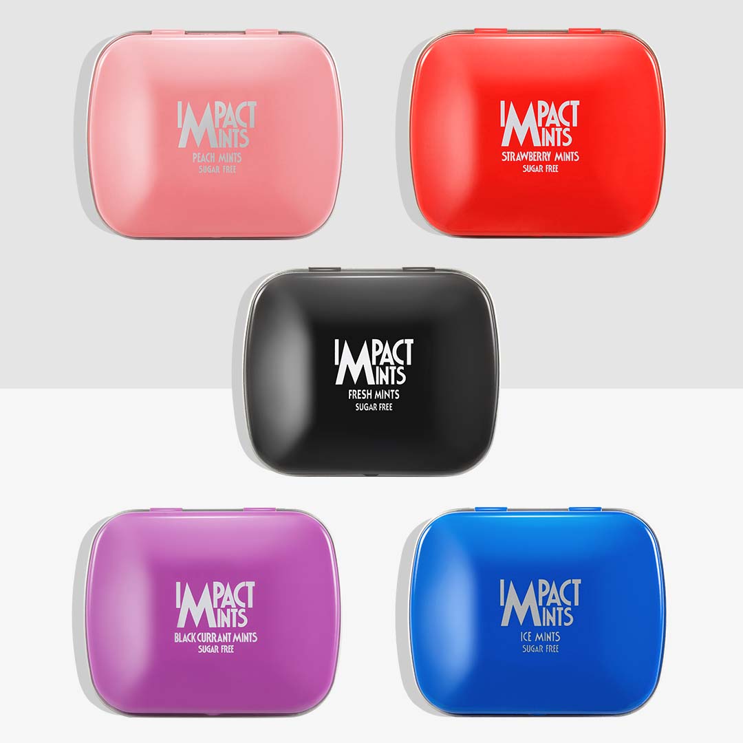 ASSORTED PACK OF 5 - PEACH, STRAWBERRY, FRESH, BLACK CURRANT & ICE