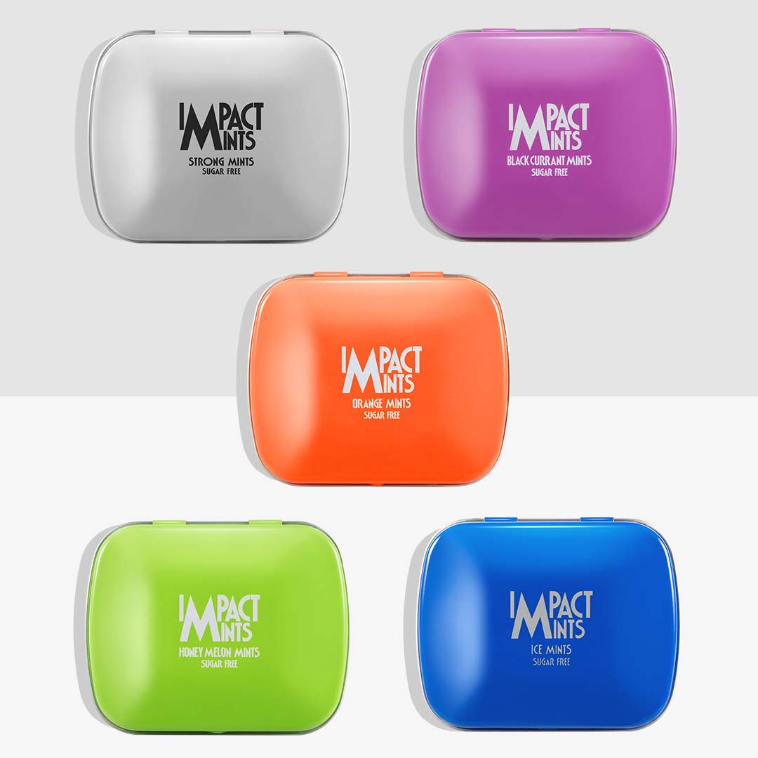 ASSORTED PACK OF 5 - STRONG, BLACKCURRANT, ORANGE, HONEYMELON & ICE