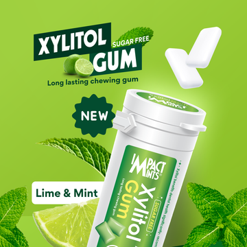 Xylitol Gum - Lime & Mint Flavour