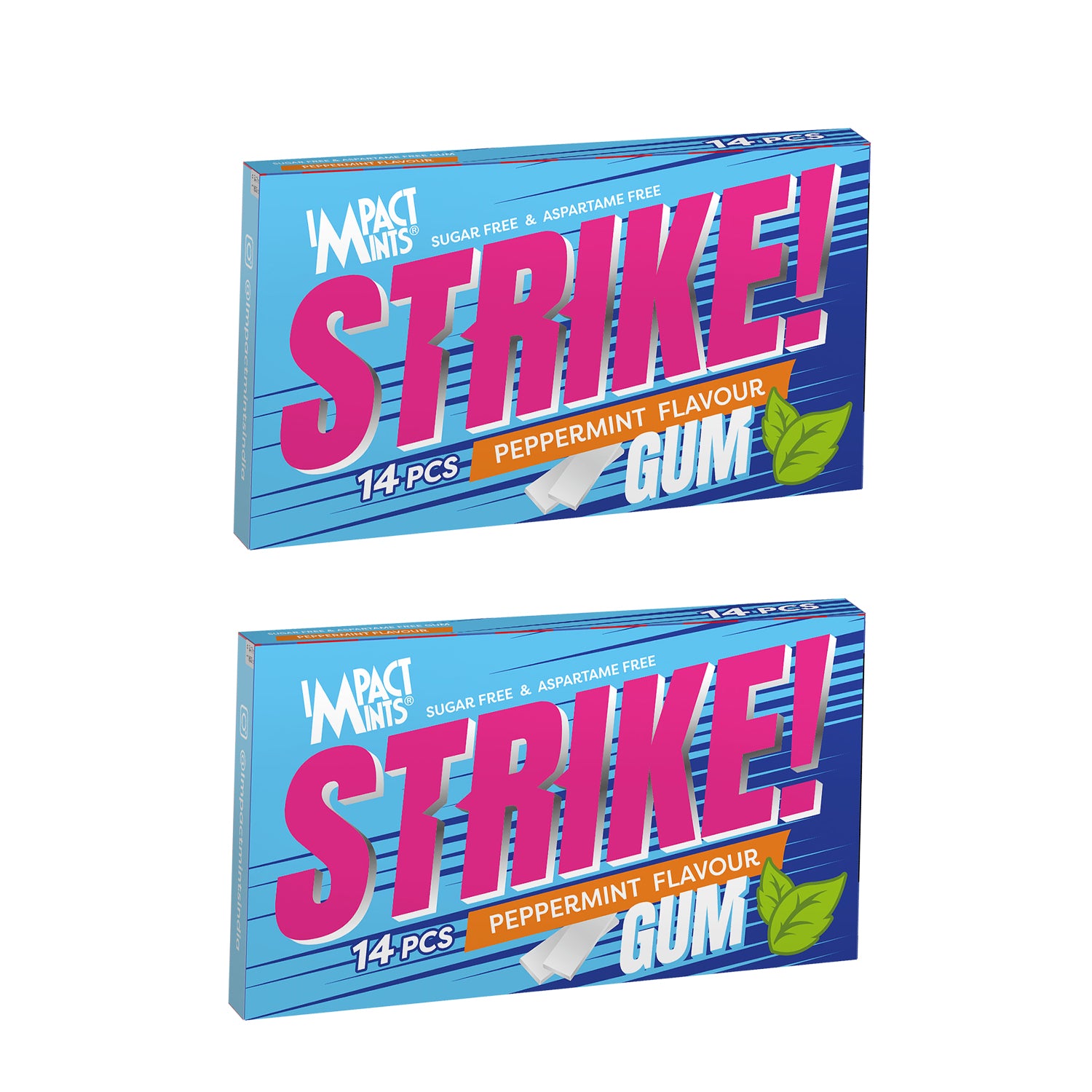 STRIKE PEPPERMINT GUM 29g