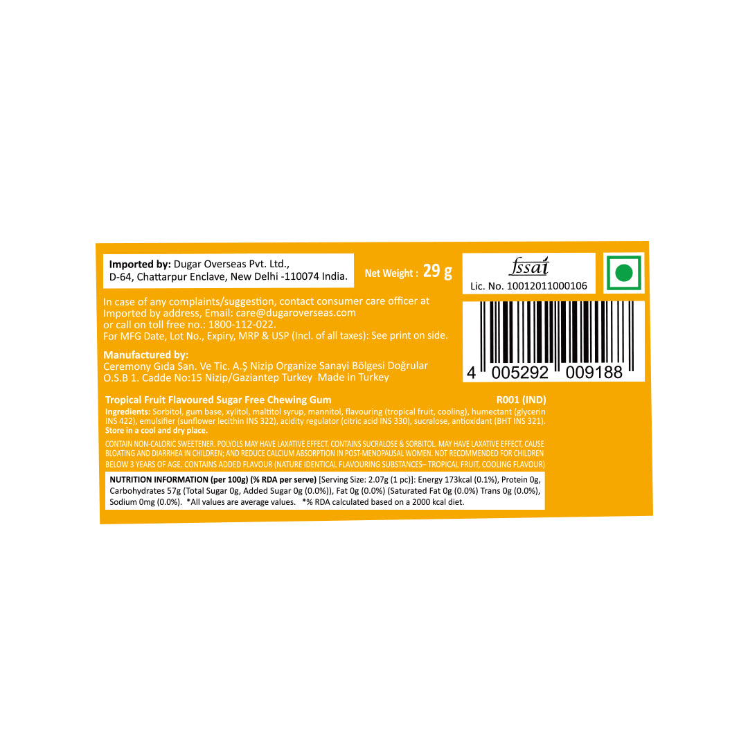 STRIKE GUM Assorted Pack of 4