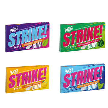 STRIKE GUM Assorted Pack of 4