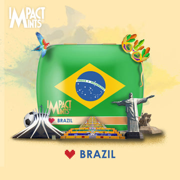 Impact Mints Limited Edition Strong Flag Tins 14g - Pack of 3 (Brazil, Argentina & England)