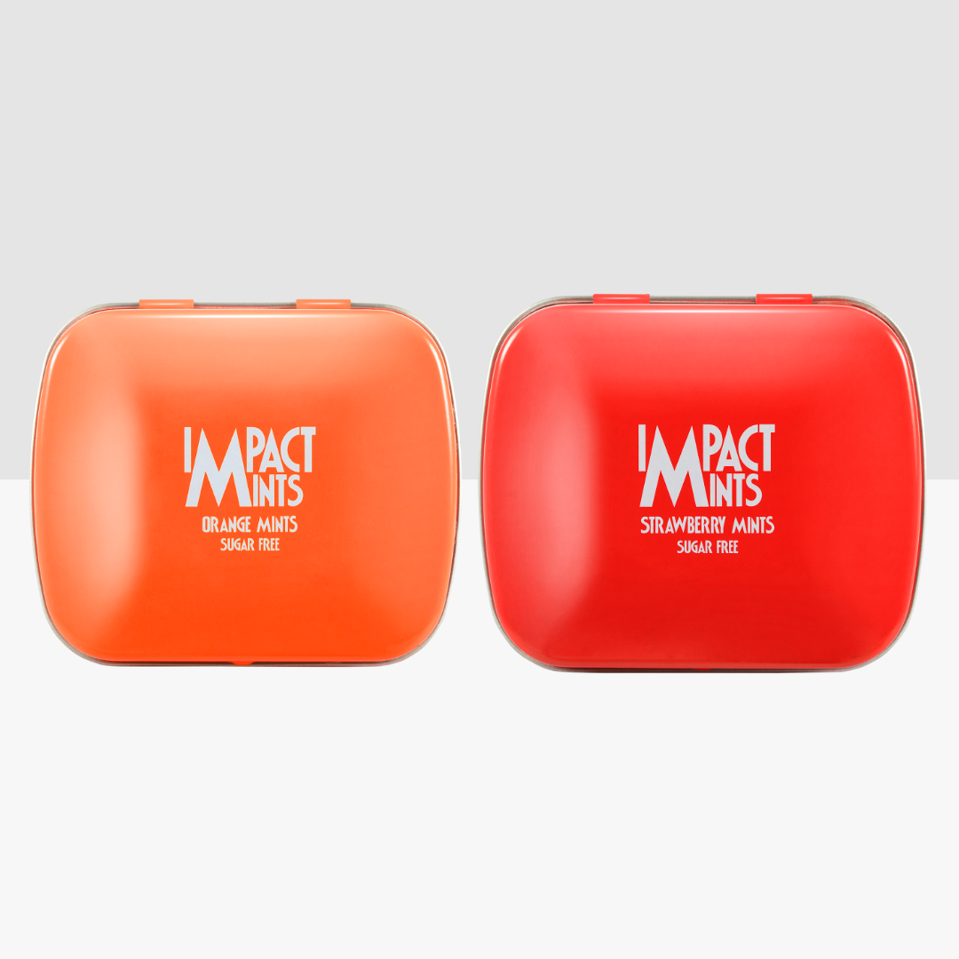 FRUITY COMBO PACK OF 2 FOR HER - Orange & Strawberry Mints 14g