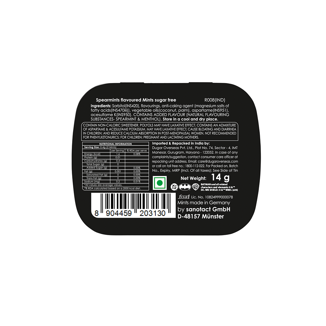 Bat Mints DC Edition Batman Mints 14g – Impact Mints