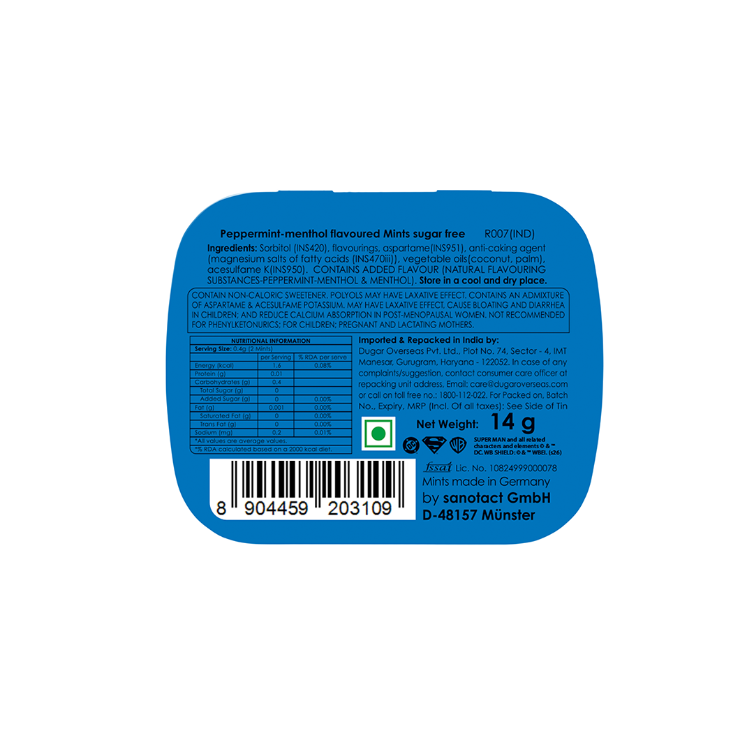 DC Edition Superman Mints 14g