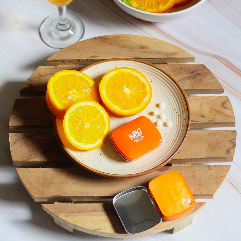 FRUITY COMBO PACK OF 2 FOR HER - Orange & Strawberry Mints 14g