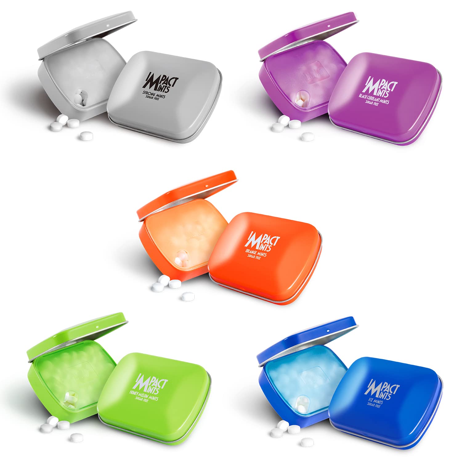 CHOCO MINT S＆Sシリーズ S＆Mシリーズ 未開封パックセット ASSORTED PACK OF 5 - STRONG, BLACKCURRANT, ORANGE, HONEYMELON