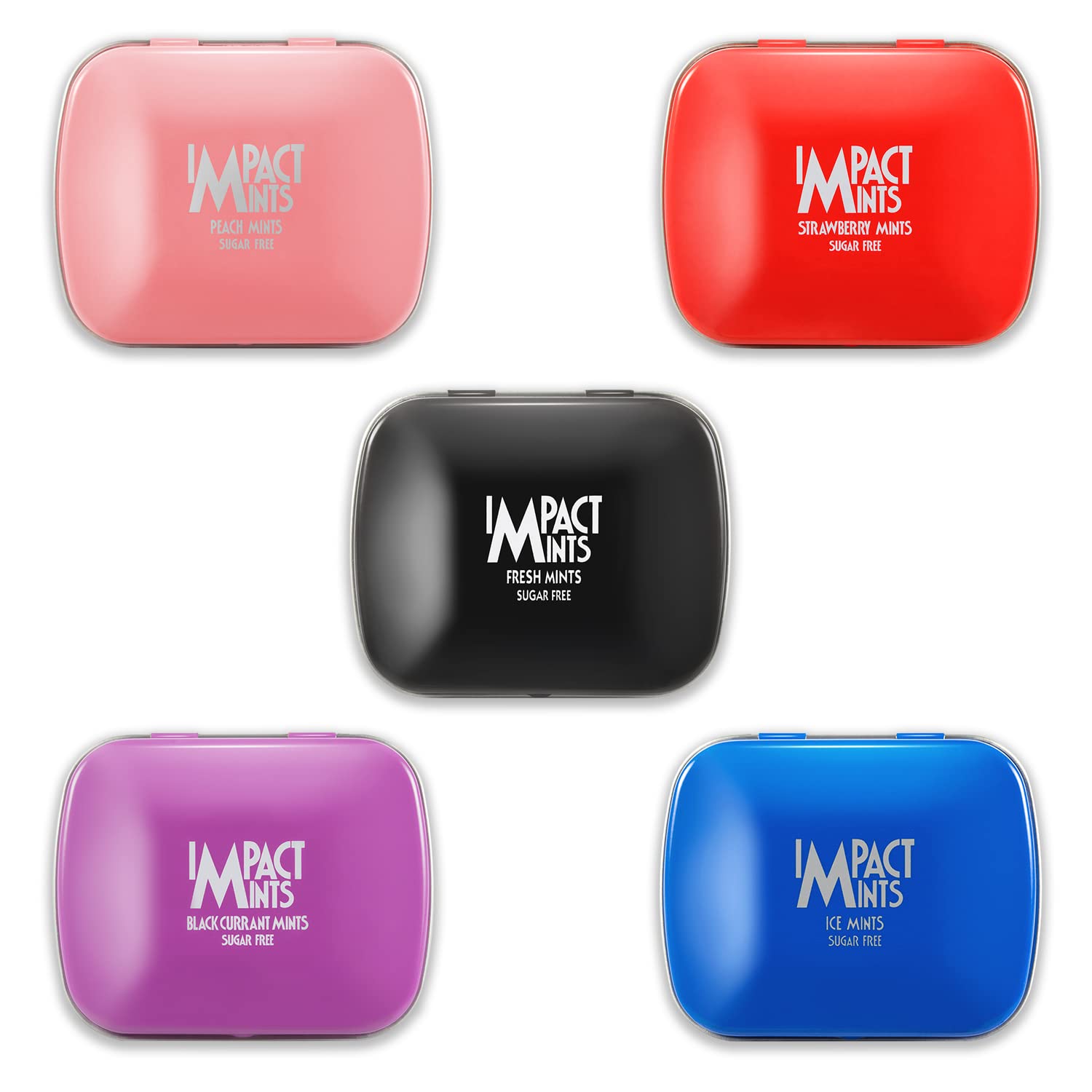 ASSORTED PACK OF 5 - PEACH, STRAWBERRY, FRESH, BLACK CURRANT & ICE